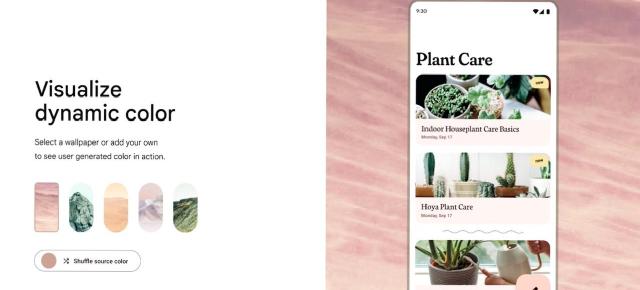 Temele dinamice din Android 12 vor sosi curând și pe telefoanele Samsung, Xiaomi, OnePlus și altele