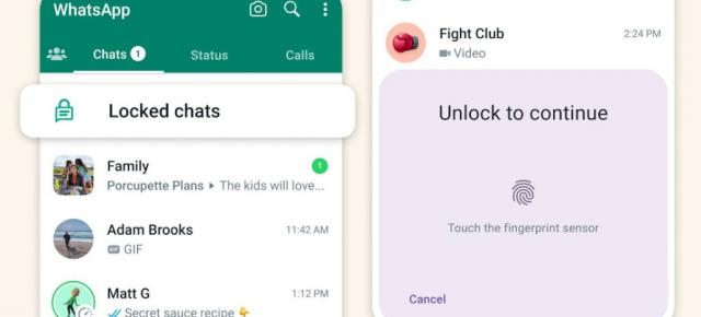 WhatsApp include de acum funcția Chat Lock prin care poți bloca anumite conversații pentru a păstra mesajele private