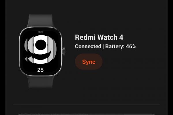 Redmi Watch 4 - aplicația Mi Fitness