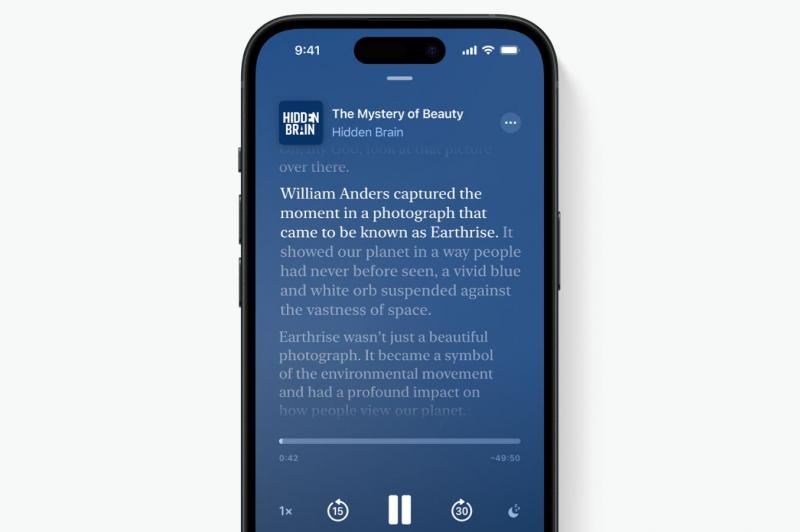 Screenshots iOS 17.4: Apple-Podcasts-Transcriptions.jpg