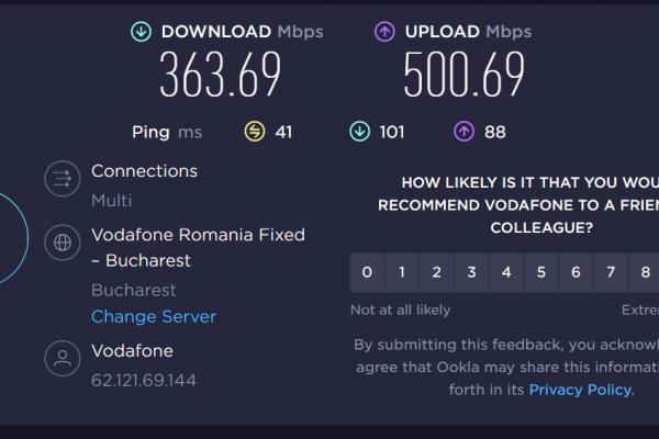 Lenovo ThinkPad T16 Gen 1 - Test viteză Wi-Fi