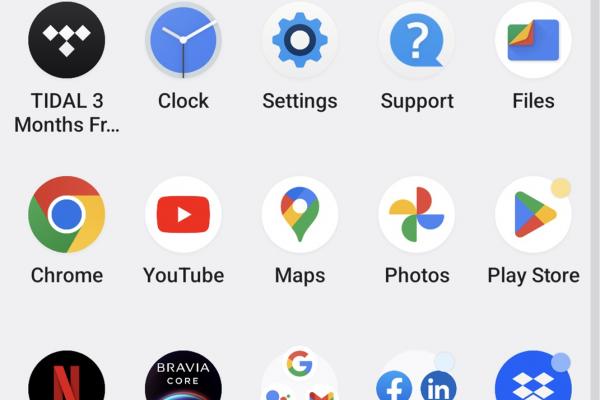 Screenshots interfață grafică Sony Xperia 5 IV