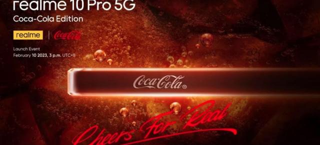 realme 10 Pro Coca-Cola Edition se lansează pe data de 10 februarie, confirmare sosită prin intermediul unui nou teaser