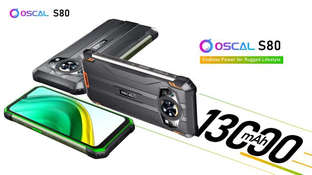 <b>Oscal S80 se pregătește de lansare și va fi un alt mamut cu baterie de 13000 mAh; Ce ne mai rezervă telefonul robust?</b>În cazul în care nu știai, Oscal este un sub-brand al companiei chineze Blackview - firmă din urmă care ne-a obișnuit în ultima perioadă cu telefoane robuste impresionante. Avem baterii uriașe, camere cu Night Vision și multe alte dotări utile