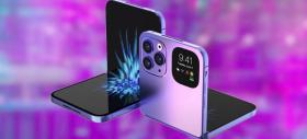 Telefonul pliabil Apple (iPhone Flip) are clapetă! Apare în noi imagini concept şi aflăm câteva detalii despre el