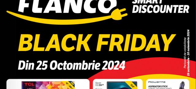 Flanco Catalog Black Friday 2024: electrocasnice și electronice cu reduceri de până la 50%; vezi cele mai bune oferte