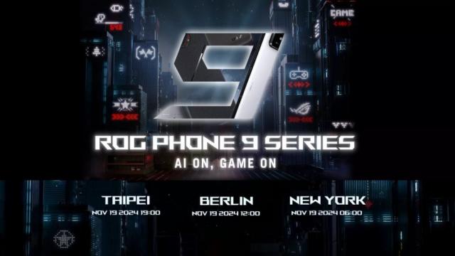 <b>ASUS ROG Phone 9 se lansează pe 19 noiembrie și are procesor Snapdragon 8 Elite la bord</b>Anunțul procesorului Snapdragon 8 Elite de ieri seară a fost marcat și de către un moment ASUS când celebrul producător a luat cuvântul pentru a dezvălui data lansării lui ASUS ROG Phone 9, care desigur aduce acest CPU la bord
