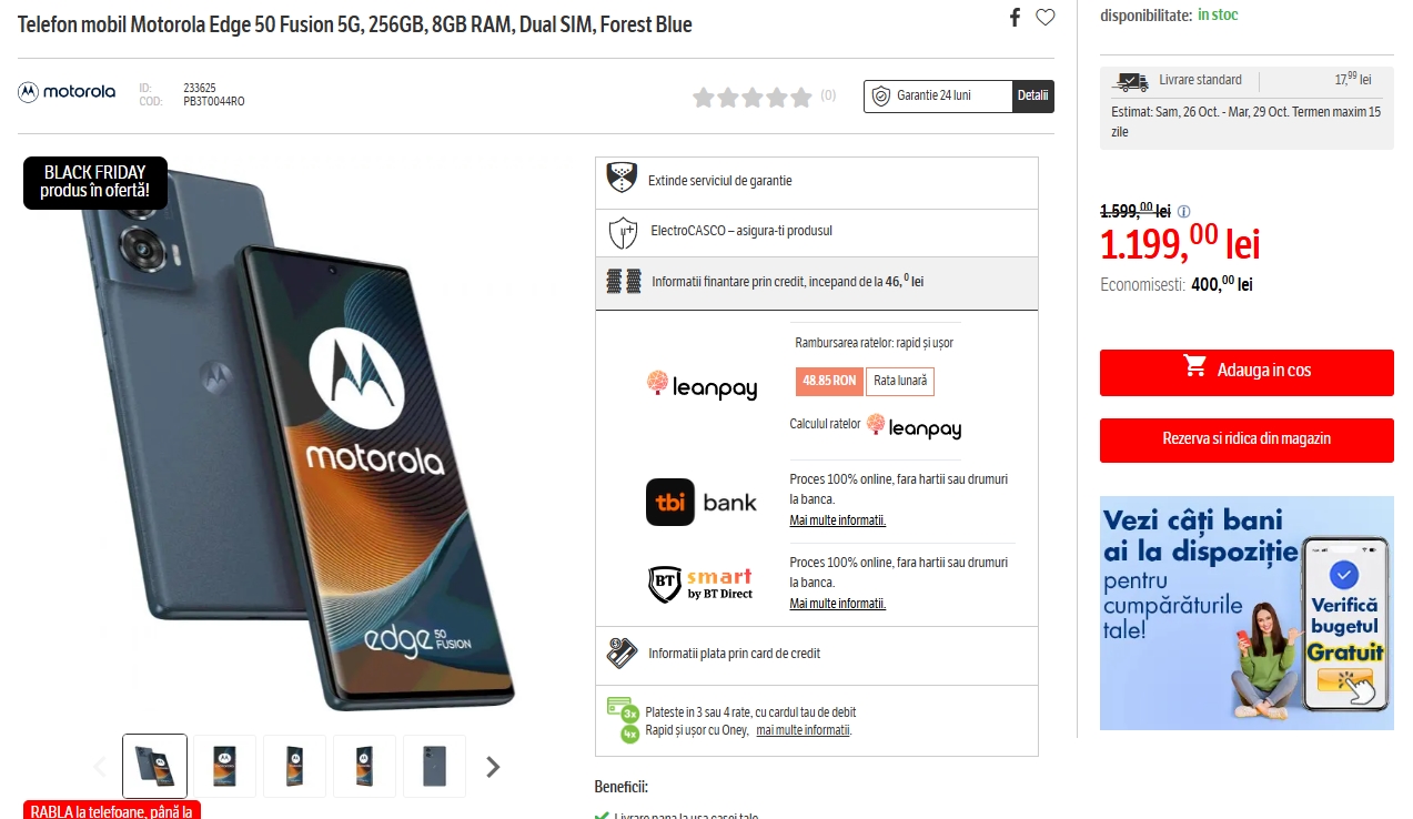 Black Friday 2024, Live Blogging Mobilissimo; Reduceri și cataloage eMAG, PC Garage, Fashion Days, evoMAG.ro, Flanco... - imaginea 20