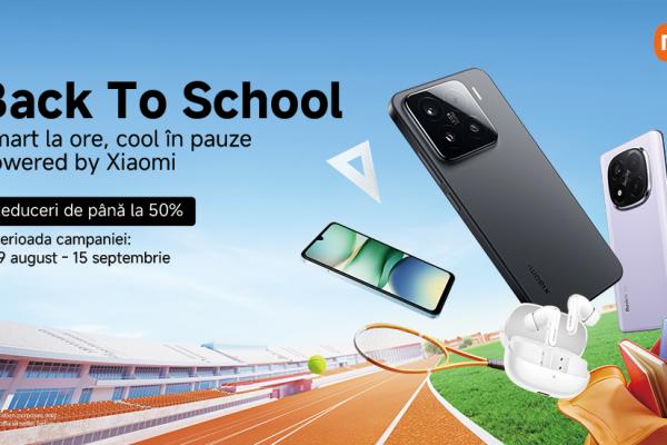 Sună clopoțelul! Echipează-te pentru școală cu ofertele speciale Xiaomi: produse smart pentru o învățare eficientă