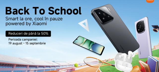 Sună clopoțelul! Echipează-te pentru școală cu ofertele speciale Xiaomi: produse smart pentru o învățare eficientă