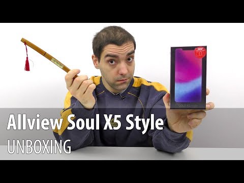 Allview Soul X5 Style Video Unboxing (Telefon Elegant cu ecran de 6.2 inch, deblocare facială)