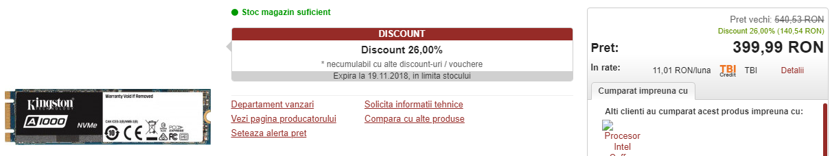 Black Friday 2018, Live Blogging Mobilissimo.ro; Reduceri și oferte eMAG, PC Garage, evoMAG, Cel.ro, Altex și alții.. - imaginea 243