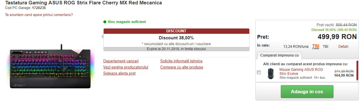 Black Friday 2018, Live Blogging Mobilissimo.ro; Reduceri și oferte eMAG, PC Garage, evoMAG, Cel.ro, Altex și alții.. - imaginea 322