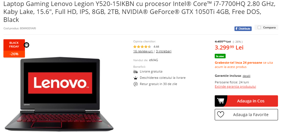 Black Friday 2018, Live Blogging Mobilissimo.ro; Reduceri și oferte eMAG, PC Garage, evoMAG, Cel.ro, Altex și alții.. - imaginea 381