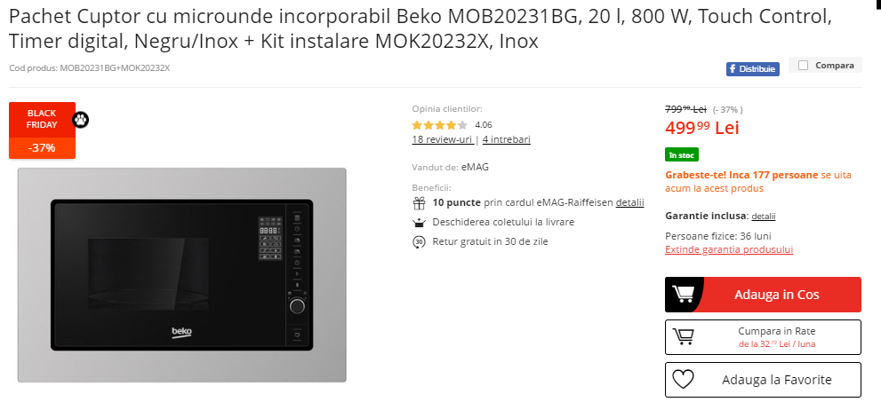 Black Friday 2018, Live Blogging Mobilissimo.ro; Reduceri și oferte eMAG, PC Garage, evoMAG, Cel.ro, Altex și alții.. - imaginea 389