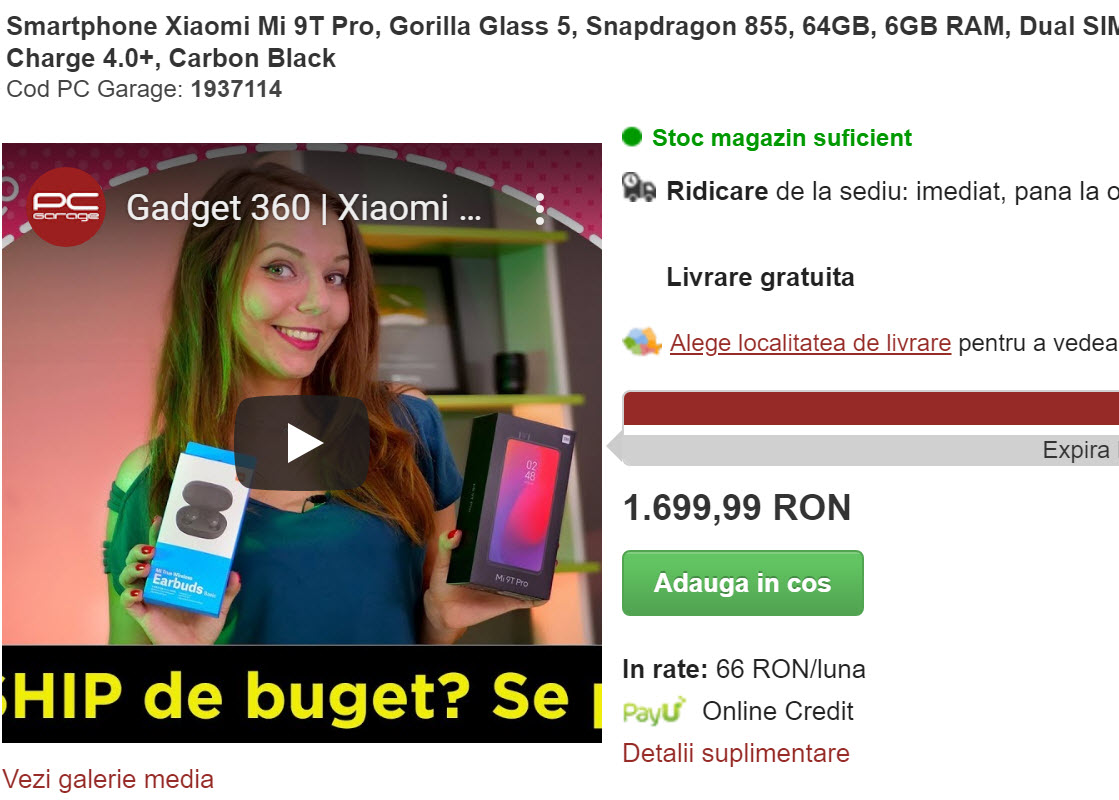 Black Friday 2019, Live Blogging Mobilissimo.ro; Reduceri și oferte eMAG, PC Garage, evoMAG, Cel.ro, Altex și alții.. - imaginea 19