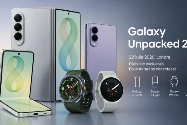 Toată gama Samsung Galaxy Unpacked 2026: Pliabilele Galaxy Z Fold8 și Flip8, alături de noile ceasuri inteligente apar în imagini înainte de debut