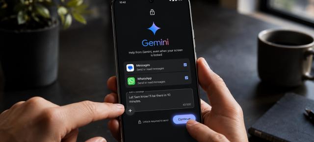 Gemini poate trimite SMS-uri de pe un telefon Android blocat, din cauza unei vulnerabilități (Video)