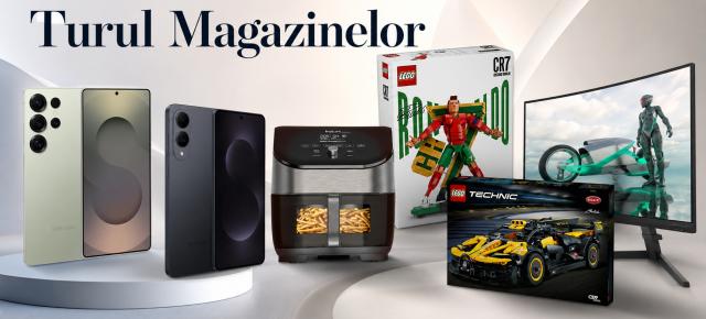 Turul Magazinelor #1625: Monitor MARE, de 31 inch, LEGO cu Messi și Cristiano și reducere la Galaxy S25 FE