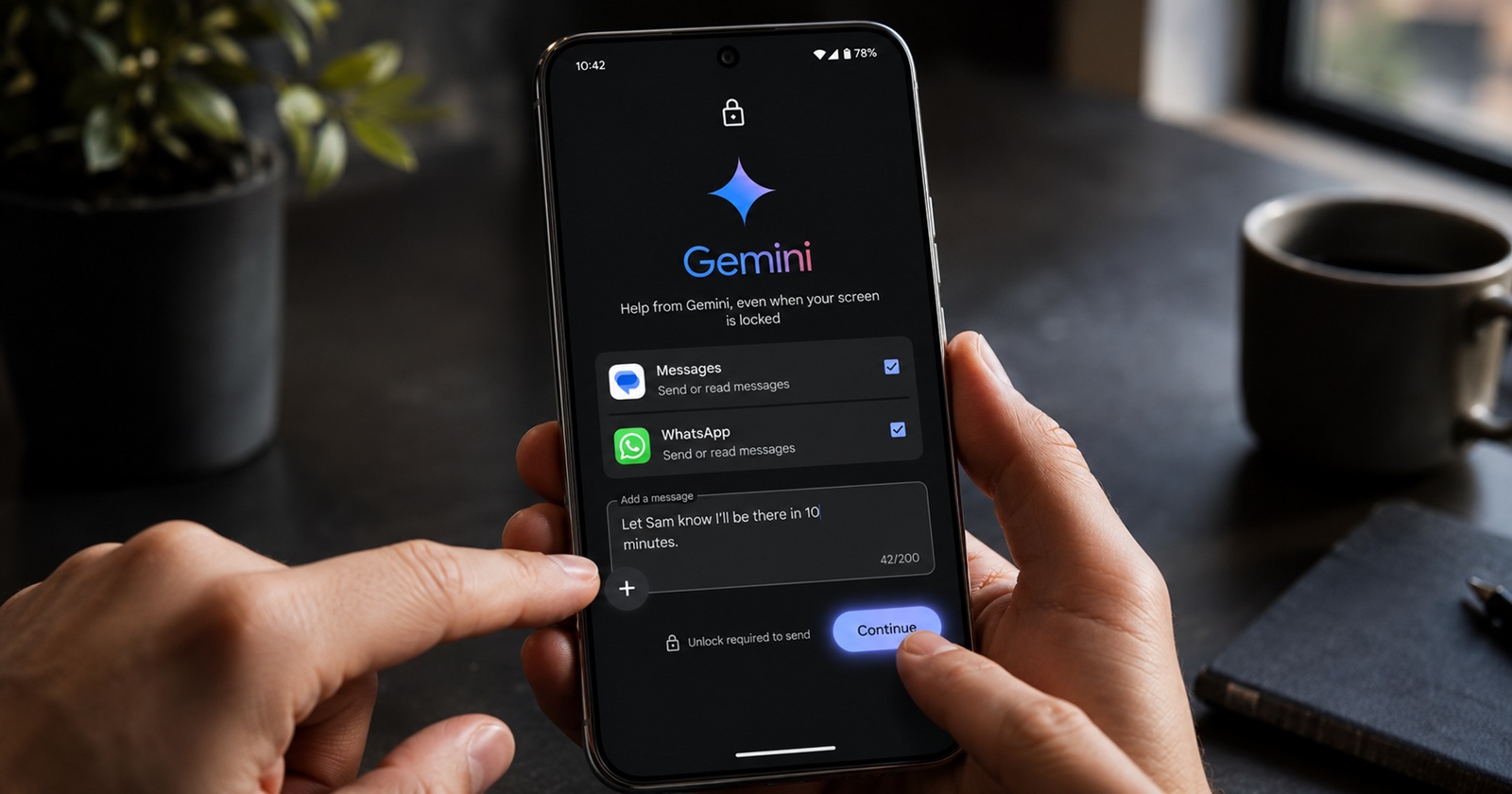 Gemini poate trimite SMS-uri de pe un telefon Android blocat, din cauza unei vulnerabilități (Video)