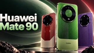 Huawei Mate 90 apare în randări și fotografii reale: spate verde texturat și modul foto XMAGE circular