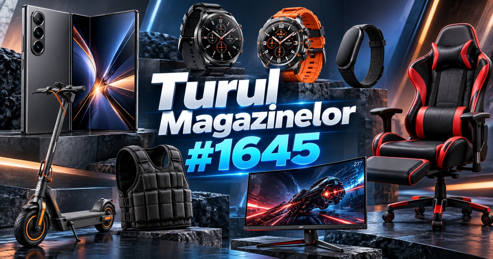 Turul Magazinelor #1645: S-a ieftinit Galaxy Z Fold8 Ultra, scaun ergonomic la ofertă şi trotinetă generoasă cu autonomia