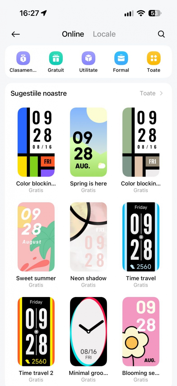 Xiaomi Smart Band 11 Active - Screenshots (galerie)