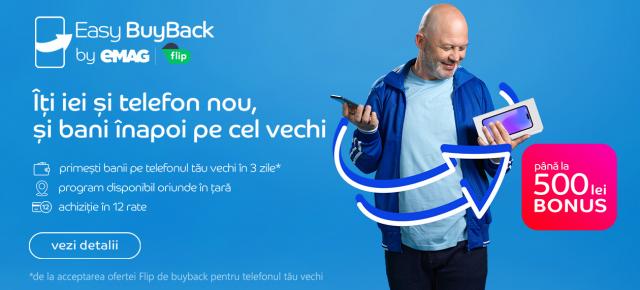 eMAG are un nou program BuyBack pentru smartphone-uri, cu evaluare online și expediere telefon vechi la EasyBox