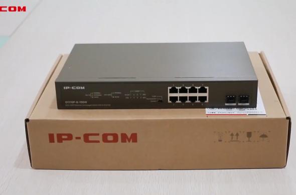 IP-COM G1110P-8-150W - Unboxing: Switch IP-COM 2.jpg