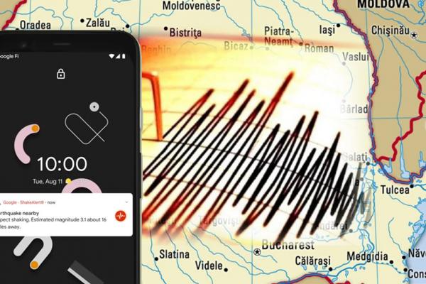 Google a trimis notificări cu privire la cutremurul de azi dimineață cu 5-10 secunde înainte ca acesta să se simtă; Sistemul funcționează în România!