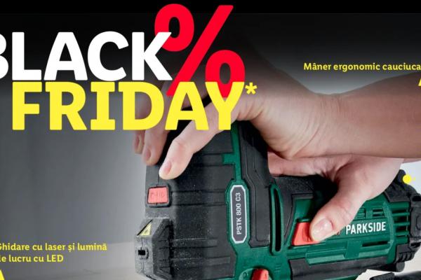 BLACK FRIDAY începe pe 11 noiembrie la LIDL și avem deja dezvăluite primele oferte din categoria electrocasnice, gadget-uri, televizoare