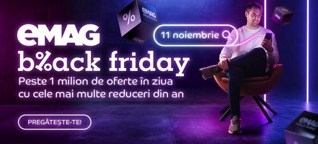 Black Friday 2022 eMAG este aproape; Ai wishlist? Ce produse te pregătești să cumperi? 