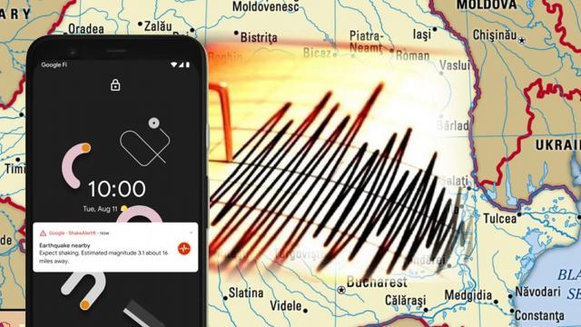 <b>Google a trimis notificări cu privire la cutremurul de azi dimineață cu 5-10 secunde înainte ca acesta să se simtă; Sistemul funcționează în România!</b>Astăzi, în jurul orei 6:50 dimineața, a avut loc un cutremur de 5.4 grade pe scara Richter în România. Seismul a fost resimțit puternic în București, dar și în alte orașe din țară, fiind produs în zona Vrancea. Se pare că utilizatorii de telefoane