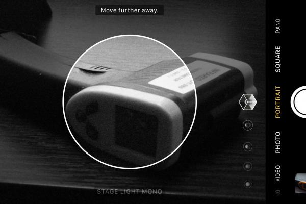 Interfață grafică cameră Apple iPhone 8 Plus