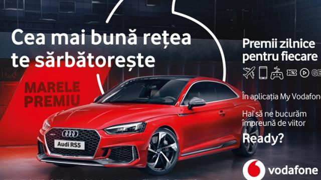 <b>Vodafone îți oferă premiu un Audi RS5 Coupe şi milioane de premii zilnice, dacă foloseşti aplicaţia My Vodafone</b>Dacă sunteți utilizator de cartelă Vodafone sau abonat al acestui operator, atunci aveți noroc pentru că în această perioadă se dă startul unui concurs tare interesant ce presupune folosirea aplicației My Vodafone. Acest software disponibil pe 