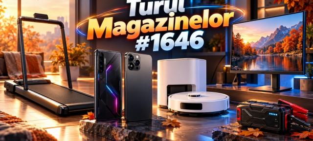 Turul Magazinelor #1647: Banda de alergare sub 1000 lei, telefon de gaming sub 2300 lei, aspirator robot pentru toată lumea