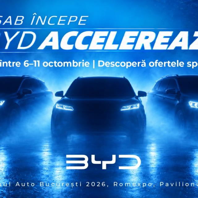 BYD domină Salonul Auto București 2026 cu cea mai mare prezență și reduceri semnificative
