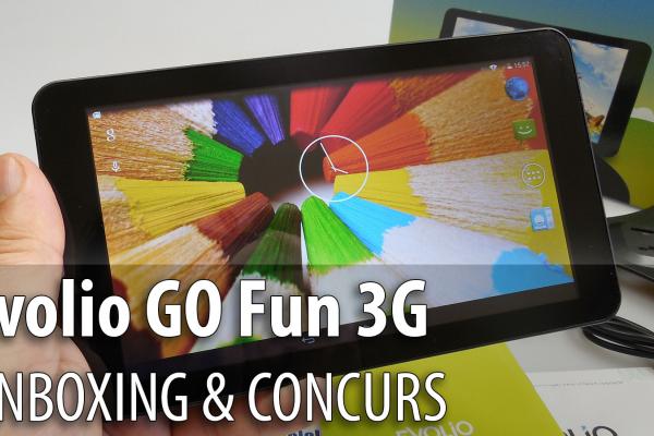 Evolio GO Fun 3G Unboxing + concurs: cutie colorată cu multe accesorii GPS auto şi hărţi la pachet (Video)