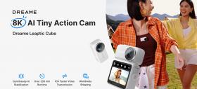 CES 2026: Dreame anunță prima sa cameră de acțiune - Leaptic Cube are design detașabil, filmare 8K la 30fps
