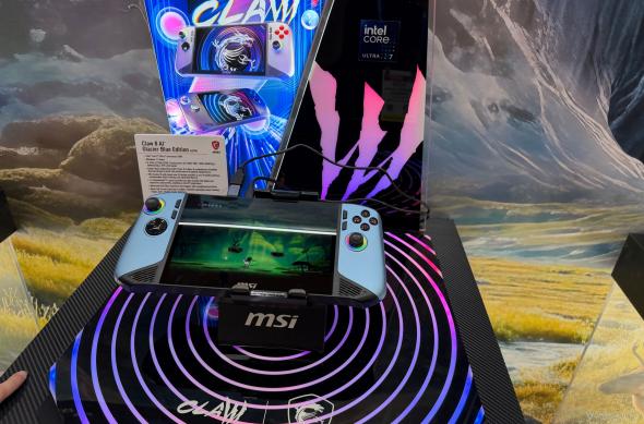 MSI Claw 8 AI+ Glacier Blue - Fotografii CES 2026: msi-claw- (5).jpg