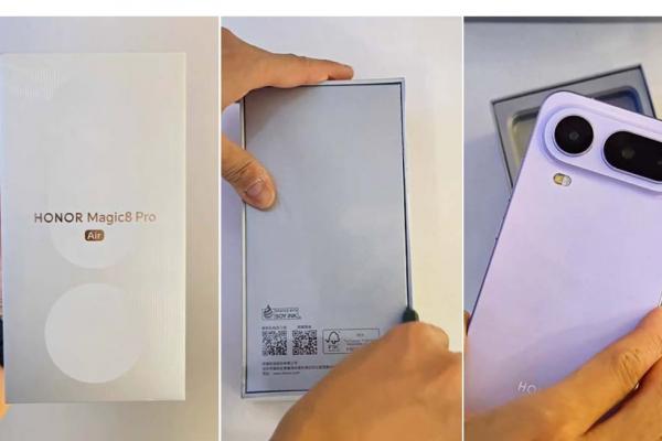 HONOR Magic 8 Pro Air a primit deja un unboxing; Aflăm detalii noi!