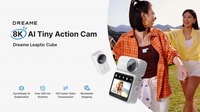<b>CES 2026: Dreame anunță prima sa cameră de acțiune - Leaptic Cube are design detașabil, filmare 8K la 30fps</b>Dreame a venit la CES 2026 cu gadget-uri neașteptate, de la inele smart la camere video de acțiune. Un exemplu este acest model numit Leaptic Cube, cameră de acțiune cu design detașabil, având modulul de cameră care se