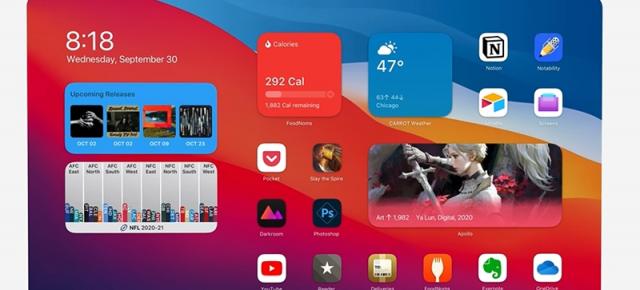 Cum ar arăta noile widget-uri de pe iPhone pe tableta iPad? Vedem un concept pentru iPadOS 15 