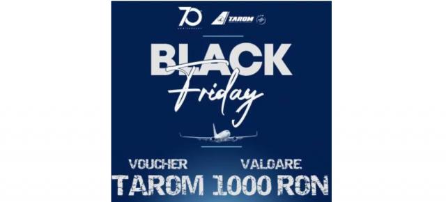 Vouchere TAROM cu reducere de până la 40% de Black Friday; disponibile acum pe eMAG