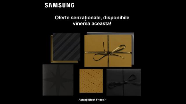 <b>Samsung organizează Black Friday 2024 în propriul său magazin şi în aplicaţia Shop App; Când începe?</b>Nu doar marile magazine de la noi organizează campanii de reduceri şi oferte Black Friday, ci şi producătorii de dispozitive. Samsung spre exemplu ține propriul Black Friday în magazinul dedicat şi în aplicaţia Shop App. Vă reamintesc