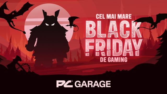 <b>Cel mai mare Black Friday de Gaming începe în această seară la PC Garage; Iată ofertele! </b>PC Garage, unul dintre cele mai mari magazine online de produse IT și electronice din România anunță începerea celui mai mare Black Friday de Gaming. Startul campaniei are loc pe data de 8 noiembrie 2024, începând cu ora 00:00