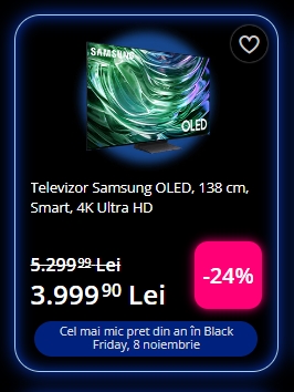 Black Friday 2024, Live Blogging Mobilissimo; Reduceri și cataloage eMAG, PC Garage, Fashion Days, evoMAG.ro, Flanco... - imaginea 109