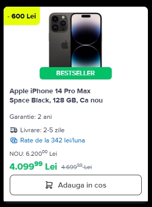 Black Friday 2024, Live Blogging Mobilissimo; Reduceri și cataloage eMAG, PC Garage, Fashion Days, evoMAG.ro, Flanco... - imaginea 139