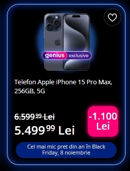 Black Friday 2024, Live Blogging Mobilissimo; Reduceri și cataloage eMAG, PC Garage, Fashion Days, evoMAG.ro, Flanco... - imaginea 149