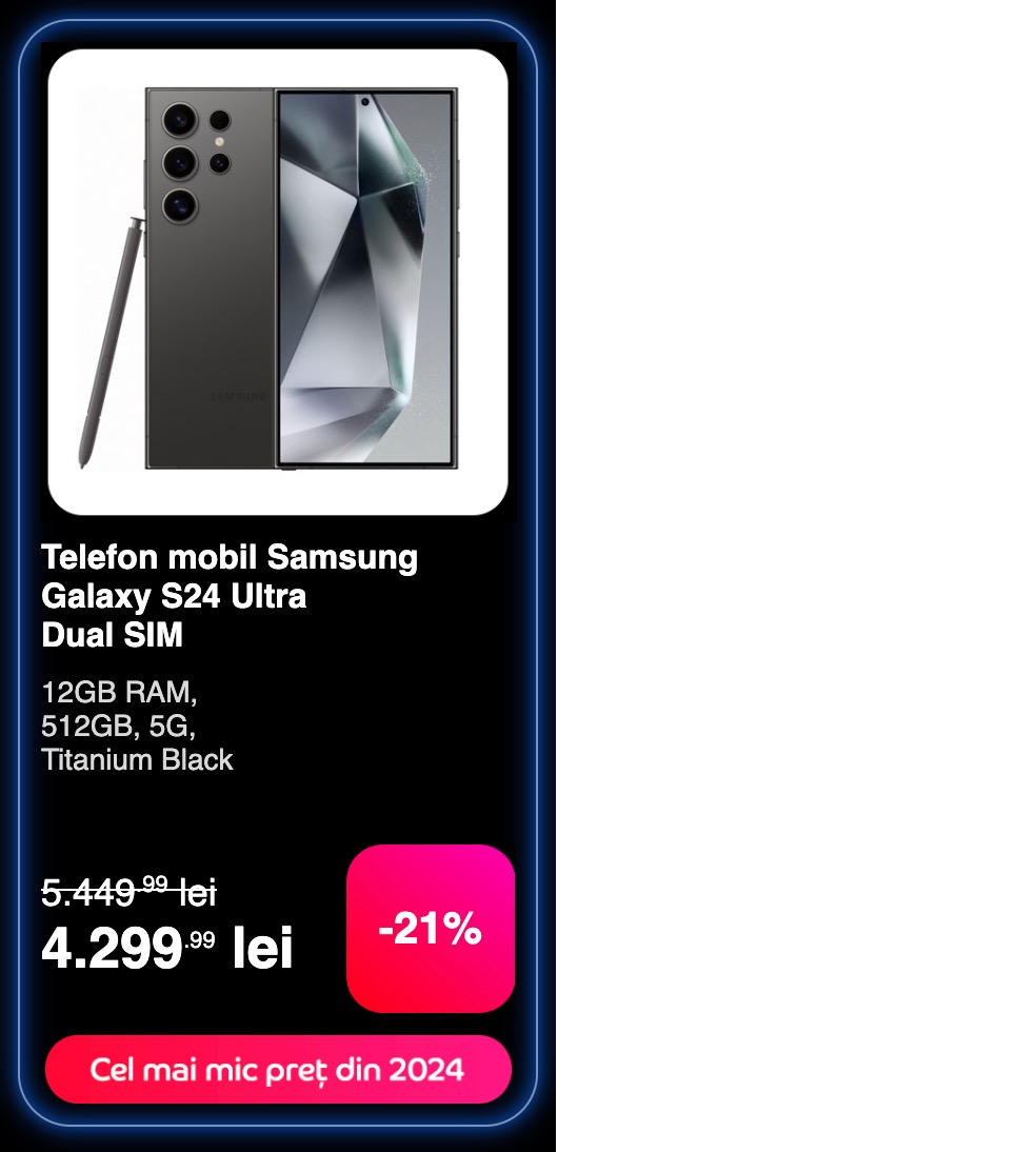 Black Friday 2024, Live Blogging Mobilissimo; Reduceri și cataloage eMAG, PC Garage, Fashion Days, evoMAG.ro, Flanco... - imaginea 228